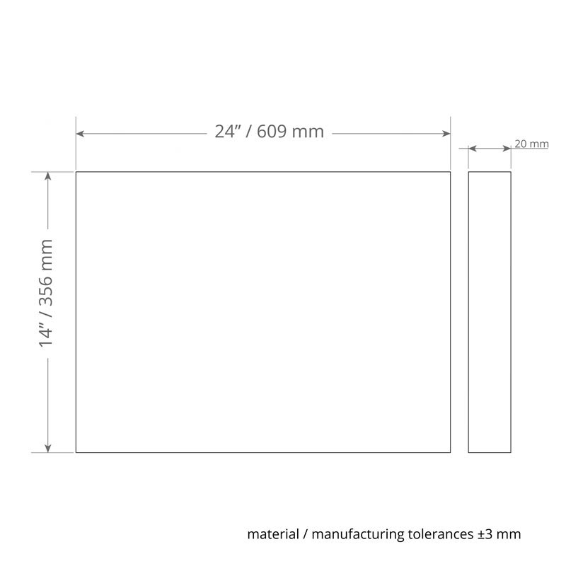 MelaminPlusPad 14x24Zoll für Exzentermaschine - Melaminpad für die Intensivreinigung und Unterhaltsreinigung