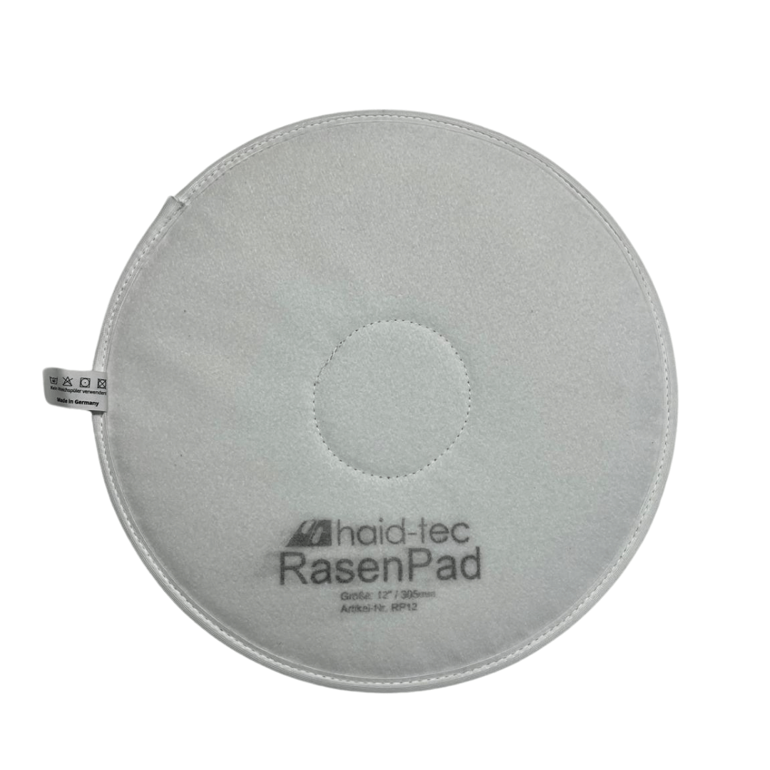 haid-tec RasenPlusPad für Orbitalmaschine - 12Zoll/305mm Graspad - Langlebiges Pad zum Reinigen von rauen Oberflächen im Außenbereich, Terrassen- und Steinreinigung