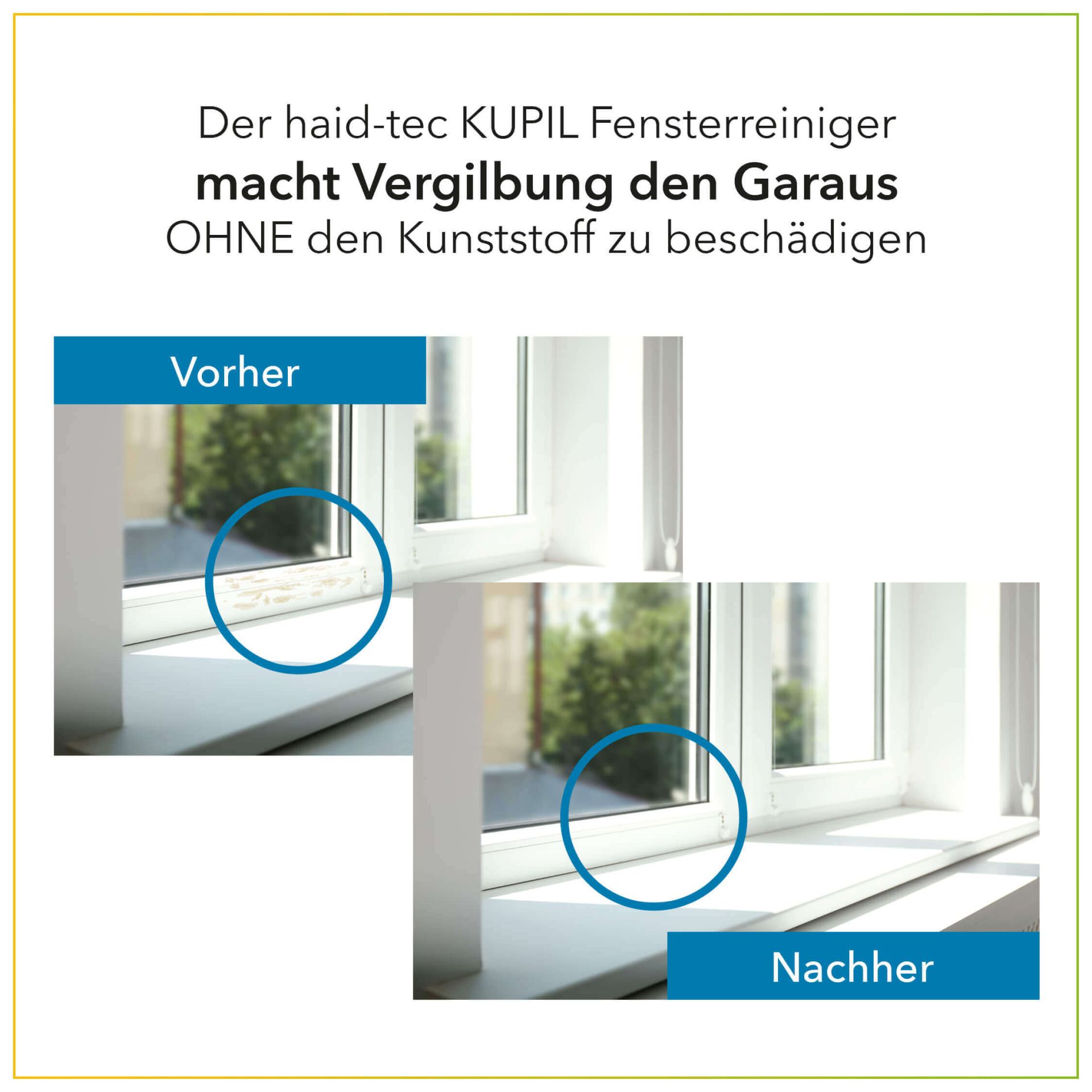KUPIL window cleaner and plastic cleaner removes yellowing